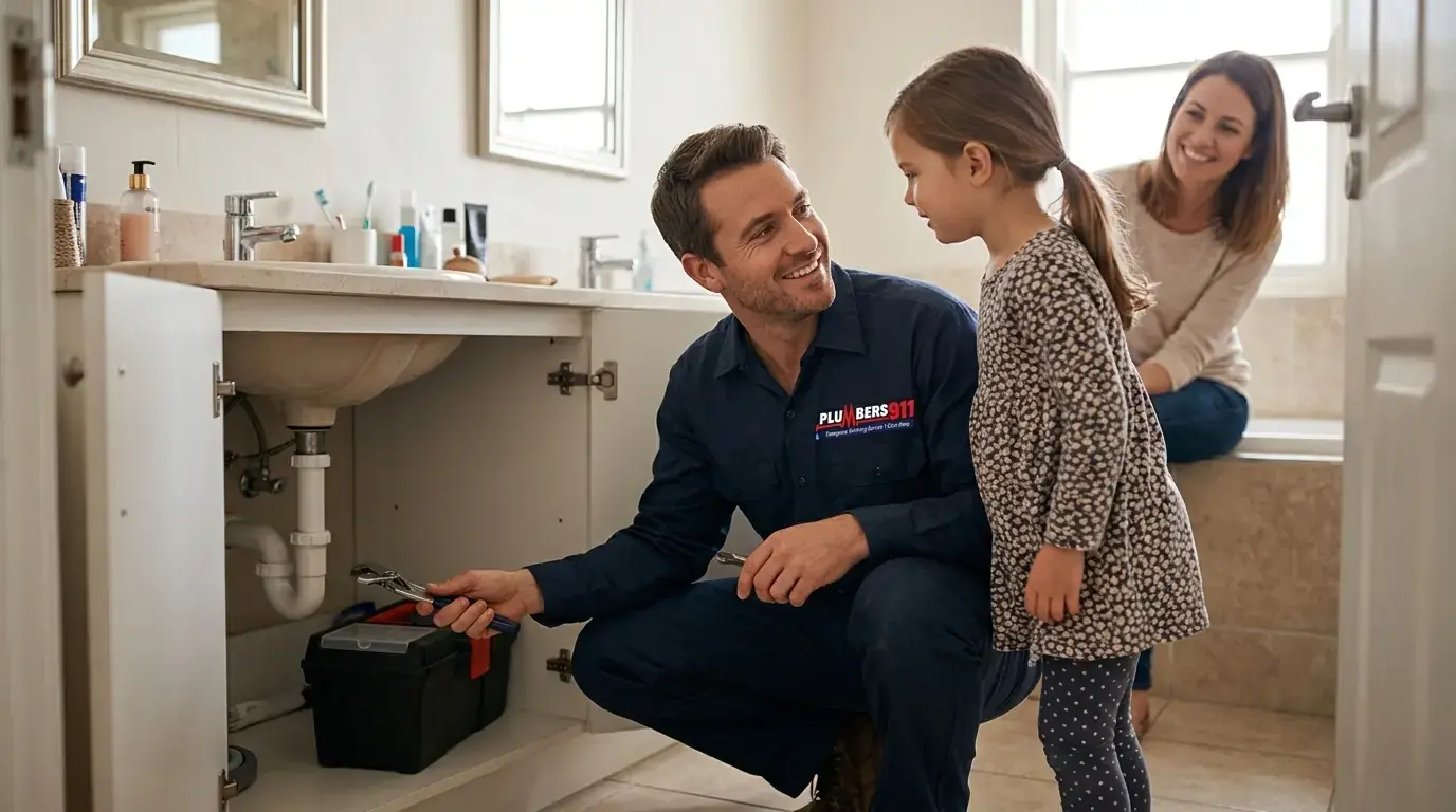 Licensed plumber at work in Roselle, IL